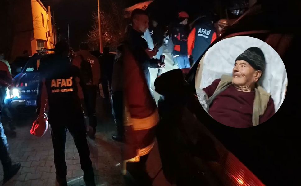 Tire’de kaybolan yaşlı adam 7 saat sonra bulundu