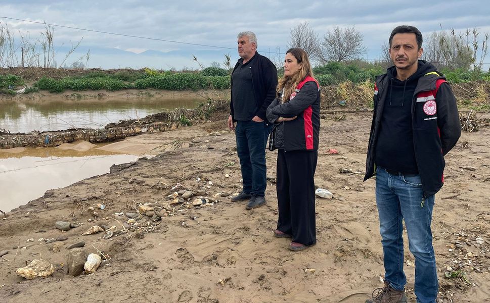 İlçe Tarım, taşkın bölgesinde