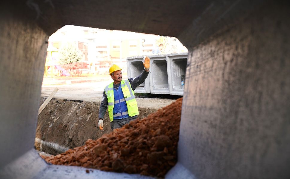 Atatürk Mahallesi’nin yağmur suyu sorunu tarihe karışıyor