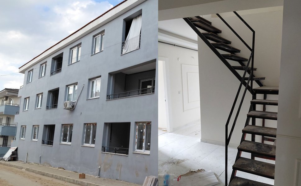 Tire'de yıllar süren inşaat çilesi: mağdurlar, basın açıklaması yaptı