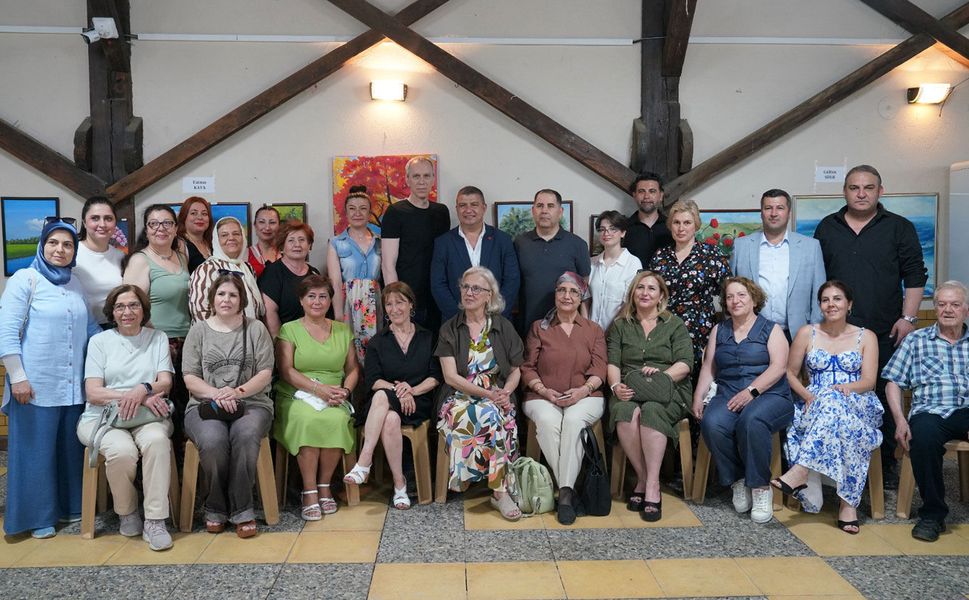 Sanat Atölyesi öğrencilerinin sergisi açıldı