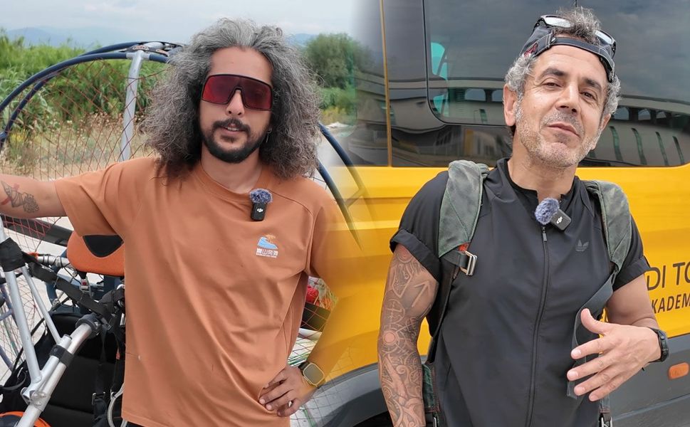 Ünlü paraşütçüler, Tire semalarında nefes kesti
