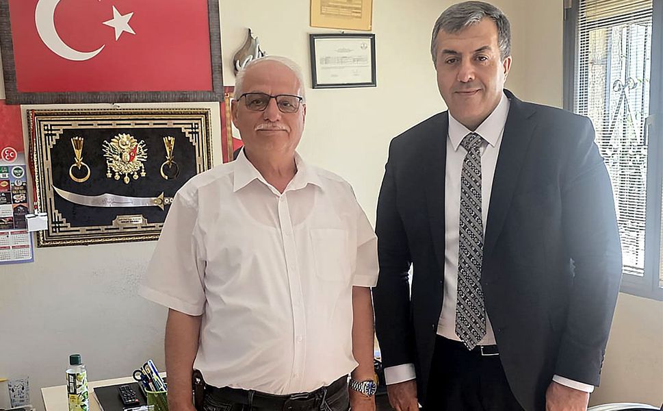 Kaymakam Yakuta, Recep Doğru’yu ziyaret etti