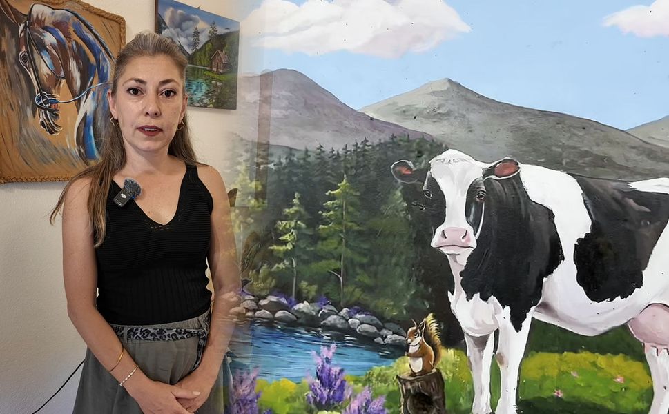 Devasa duvar resmi, Tire’de hayat buldu