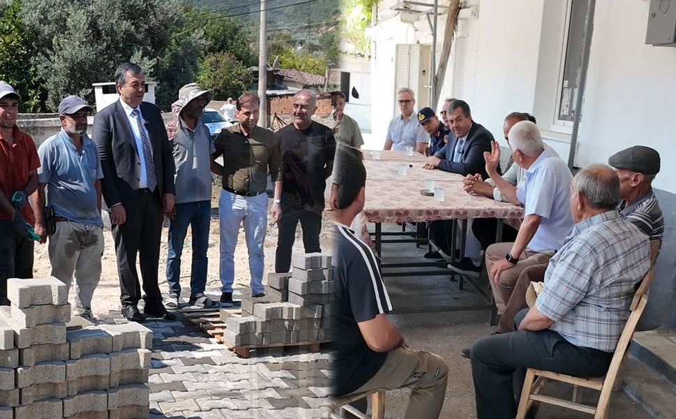 Kaymakam Yakuta, kırsal mahallelerdeki yatırımları inceledi