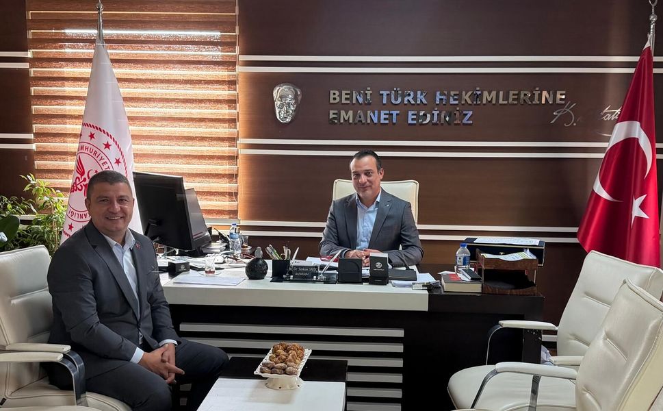 Başkan Okuroğlu’ndan, Başhekim Siviş’e ziyaret