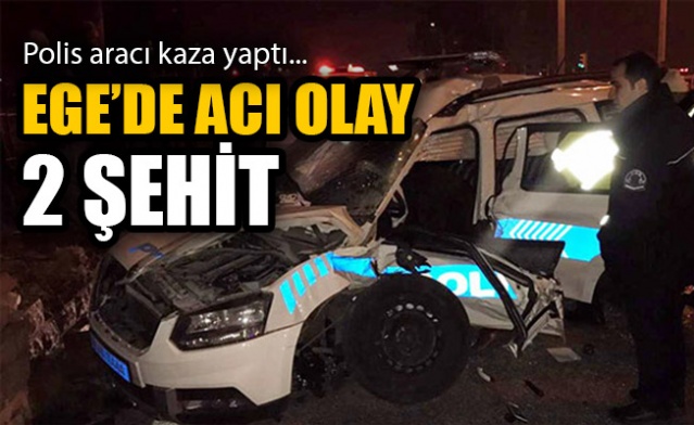 Aydın&#039;ın Nazilli ilçesinde şüpheli bir aracı durdurmak isteyen polis aracının tanker ile çarpışması sonucu 2 polis memuru hayatını kaybetti.