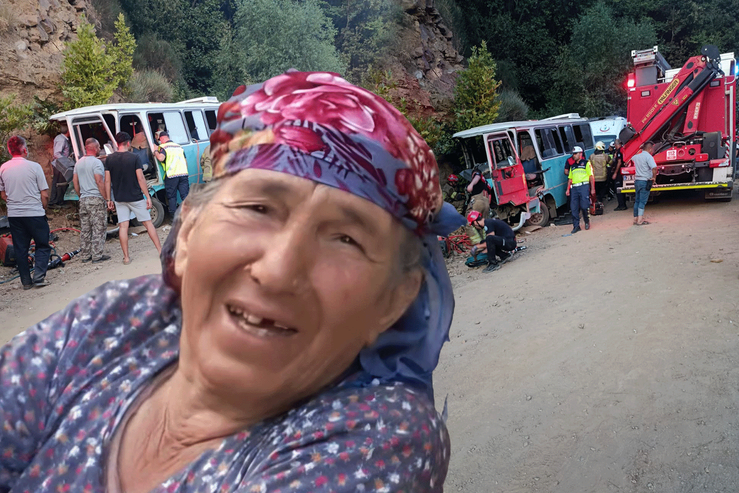 İşçi servisi devrildi: 1 ölü 8 yaralı