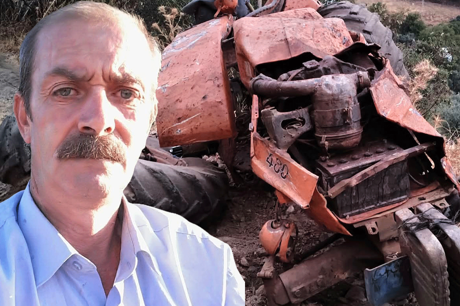 Traktör devrildi; sürücü hayatını kaybetti